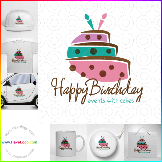 Koop een cupcakes logo - ID:43192