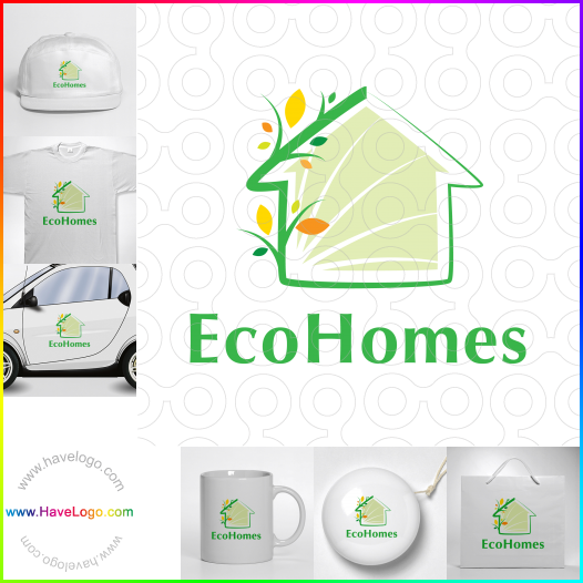 Acheter un logo de feuilles vertes fraîches - 45047