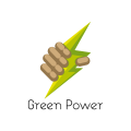 logo de energía verde