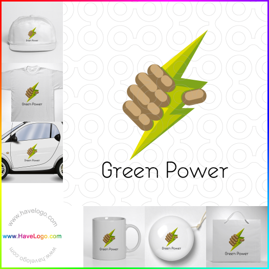 Koop een groene energie logo - ID:51149