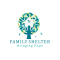 logo de servicios de organización del hogar