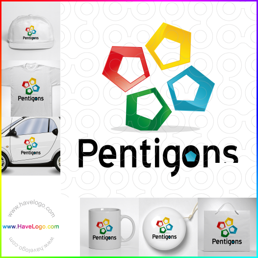 Acheter un logo de pentagone - 53187