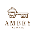 winkel met gebak logo