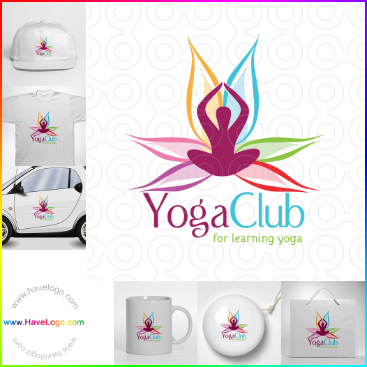 Compra un diseño de logo de yoga 43350