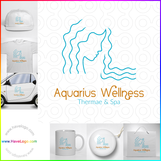 Acheter un logo de Aquarius wellness - 63584