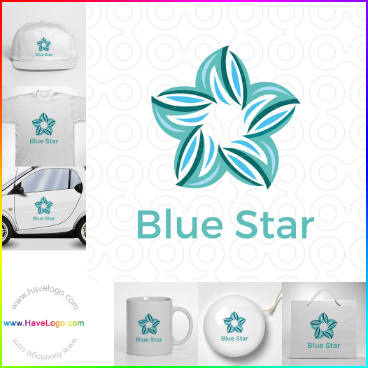 Compra un diseño de logo de Blue Star 60427
