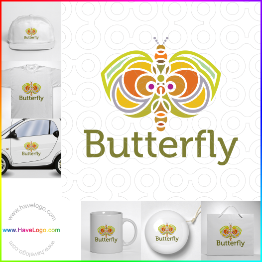Compra un diseño de logo de Mariposa 62307