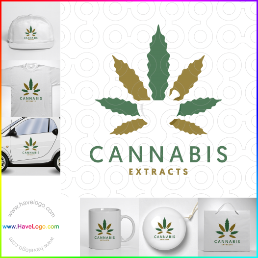 Compra un diseño de logo de Extractos de cannabis 60500
