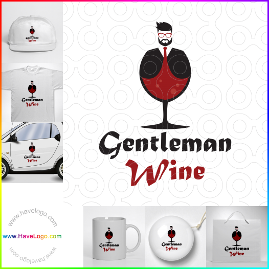 Koop een Gentleman Wine logo - ID:66734
