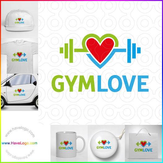 Koop een Gym Love logo - ID:64855