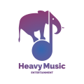 Logo Heavy Music Entertainment