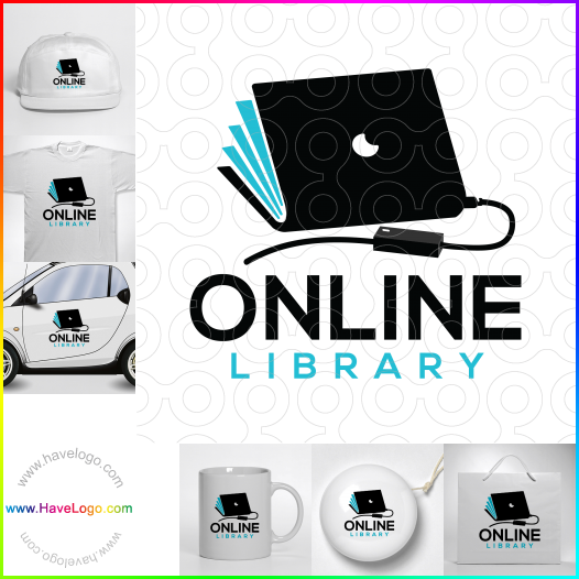 Acheter un logo de Bibliothèque en ligne - 60045