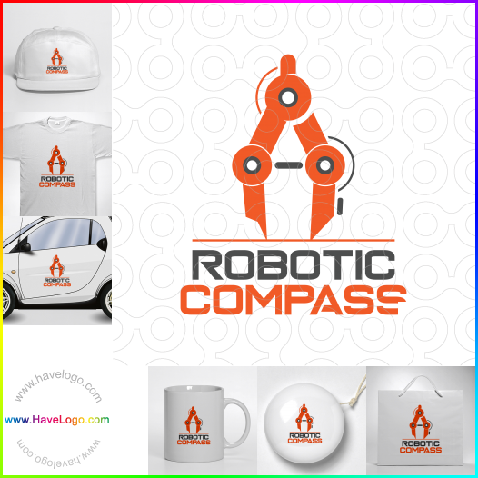 Compra un diseño de logo de Brújula robótica 66677