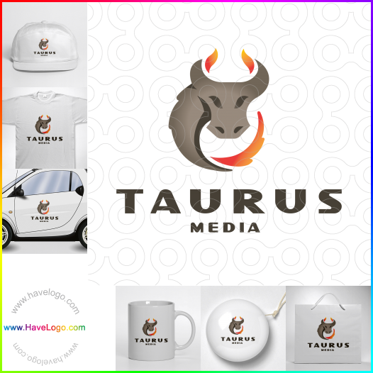 Compra un diseño de logo de Taurus Media 64145