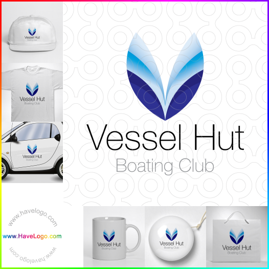Koop een Vessel Hut Varen Club logo - ID:67408