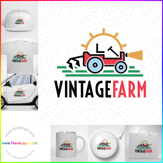 Koop een Vintage Farm logo - ID:62882