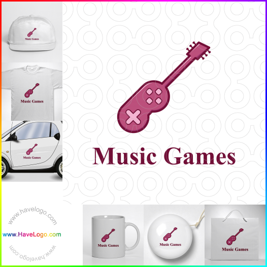Compra un diseño de logo de music_games 66606