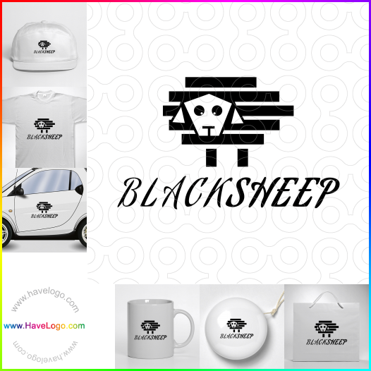 Compra un diseño de logo de ovejas 29037