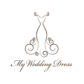 logo designer di abiti da sposa
