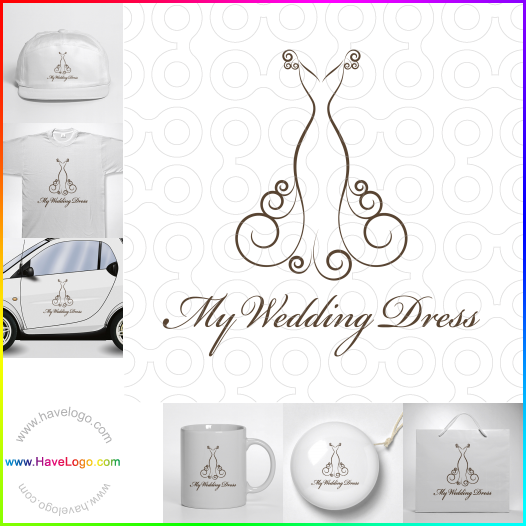 Acheter un logo de créatrice de robe de mariage - 37106