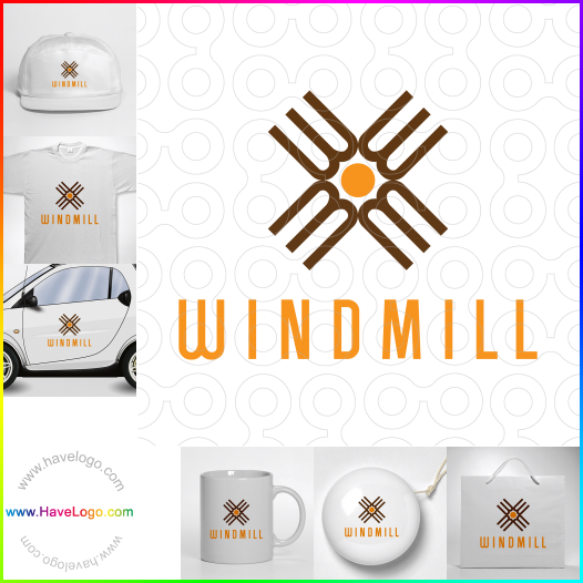 Acheter un logo de moulin à vent - 24198