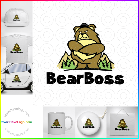 Compra un diseño de logo de Bear Boss 64796