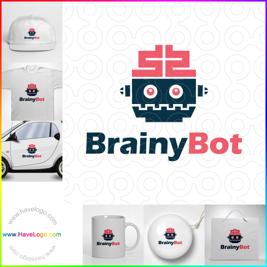 Acquista il logo dello Brain Bot 63372