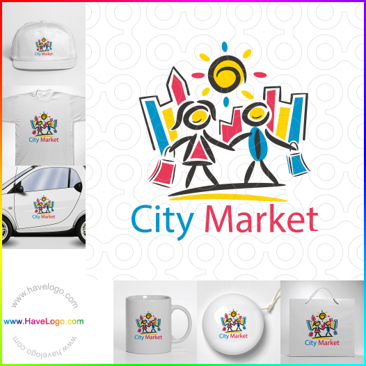 Compra un diseño de logo de City Market 63169