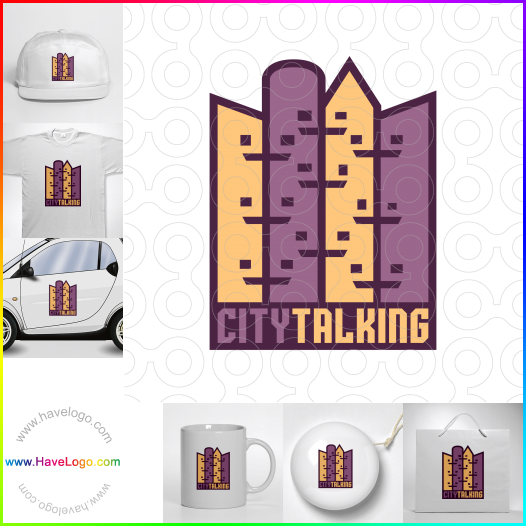Compra un diseño de logo de City Talking 64220