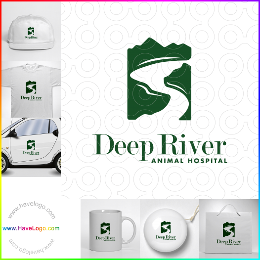 Compra un diseño de logo de Deep River Animal Hospital 63054
