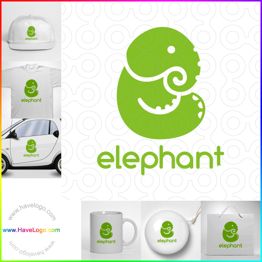 Compra un diseño de logo de Elephant 62566