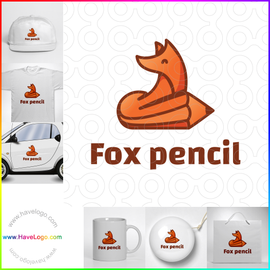 Compra un diseño de logo de Fox Pencil 64741