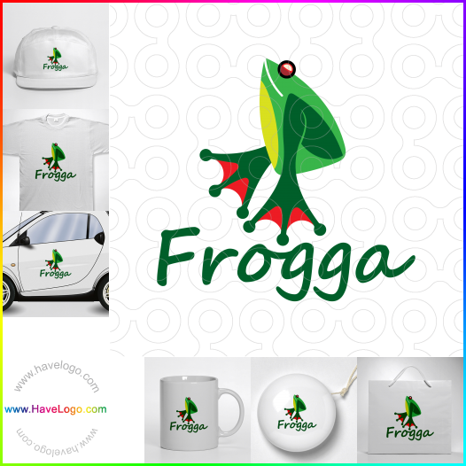 Compra un diseño de logo de Frogga 62305