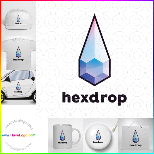 Compra un diseño de logo de Hexdrop 59969