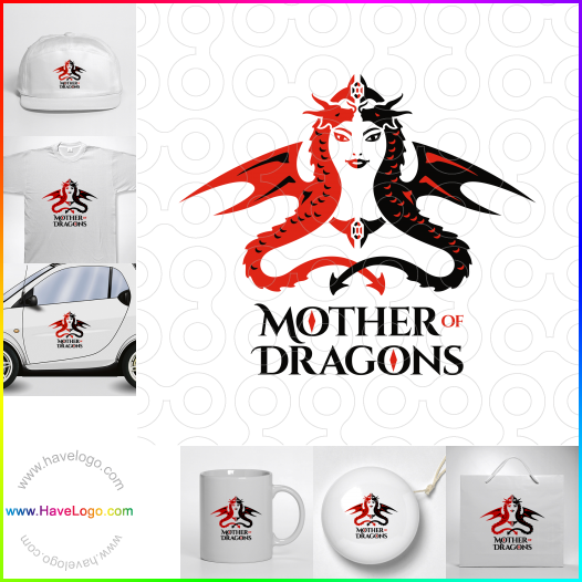 Compra un diseño de logo de Madre de dragones 61319