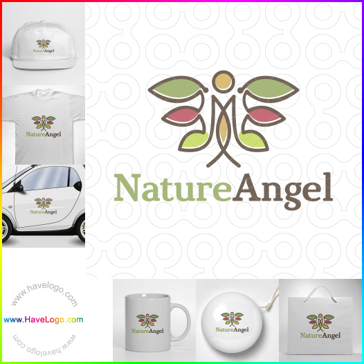 Compra un diseño de logo de Nature Angel 63913
