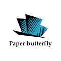 logo de Mariposa de papel