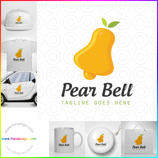 Compra un diseño de logo de Pear Bell 62552