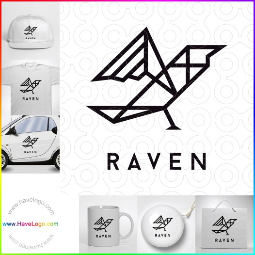 Compra un diseño de logo de Logotipo de Raven 67261