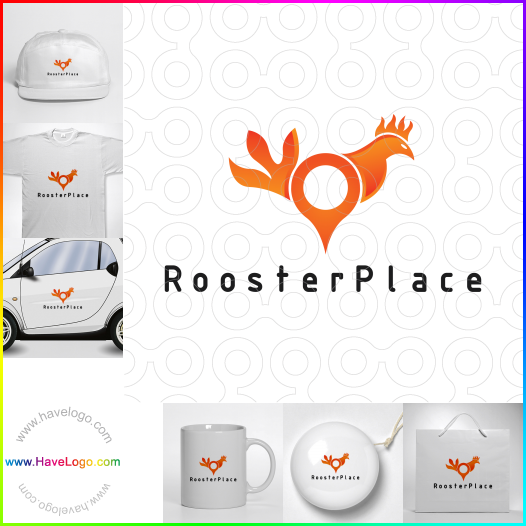 Compra un diseño de logo de Rooster Place 62902