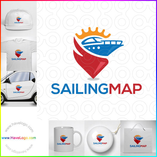 Compra un diseño de logo de Mapa de navegación 60501