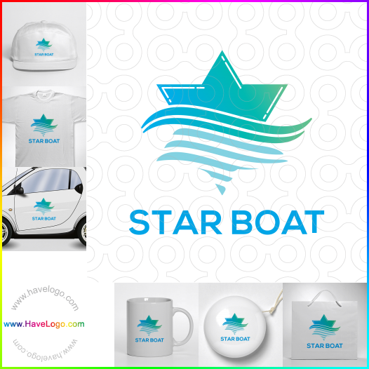 Compra un diseño de logo de Star Boat 60731