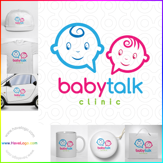 Compra un diseño de logo de bebés 44218