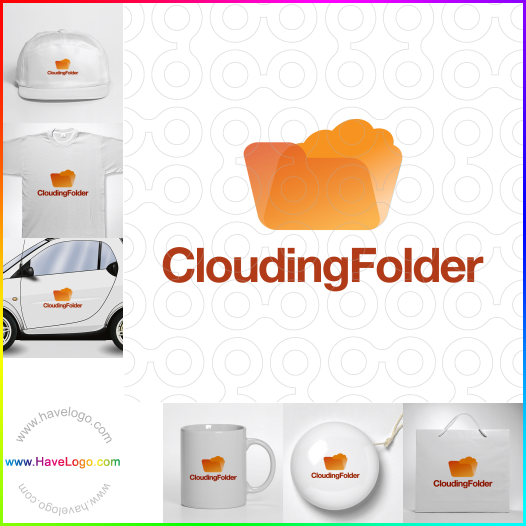 Koop een cloud computing logo - ID:51636
