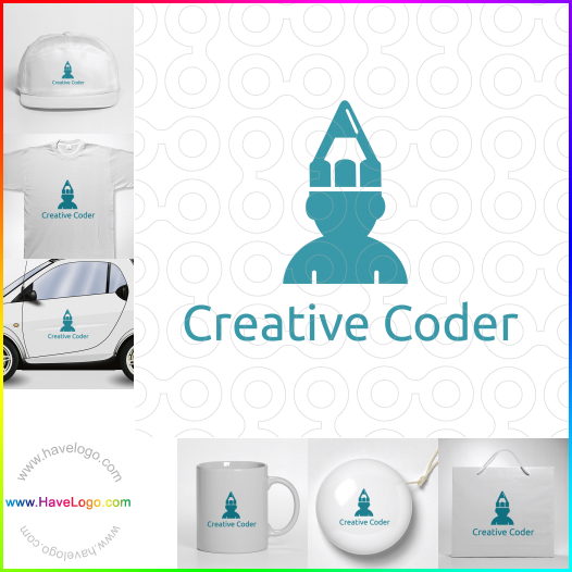 Acheter un logo de codeur - 44566