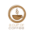 logo de tienda de café