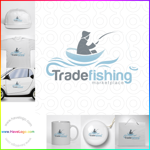 Compra un diseño de logo de pesca 14268