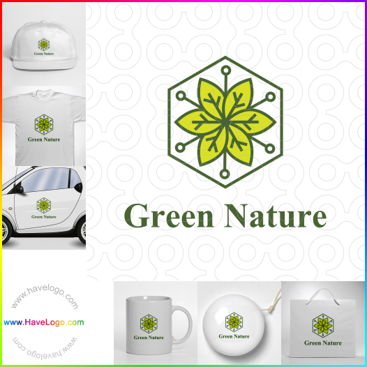 Acquista il logo dello natura verde 65088