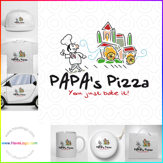 Acheter un logo de pizza - 23969