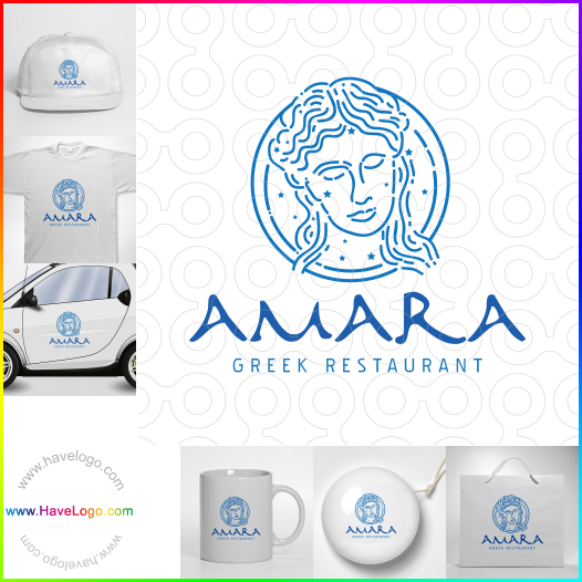 Koop een Amara Greek Restaurant logo - ID:64202